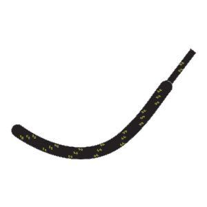 laces 0MK ZWART/GEEL